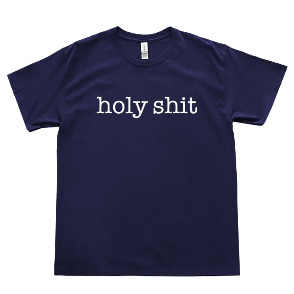 画像1: HOLY SHIT Tシャツ (NAVY) (1)