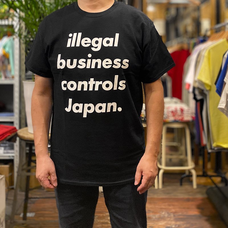 画像5: ILLEGAL BUSINESS CONTROLS JAPAN Tシャツ (BLACK) (5)