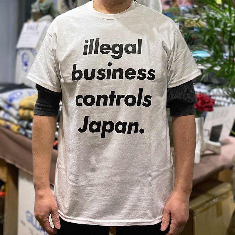 画像6: ILLEGAL BUSINESS CONTROLS JAPAN Tシャツ (WHITE) (6)