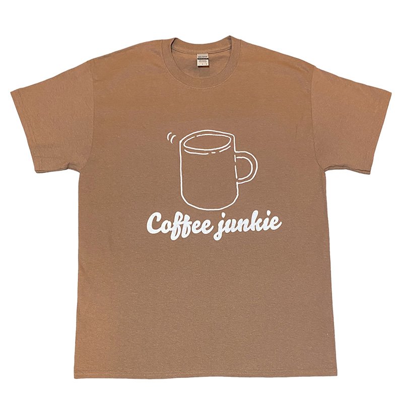 画像1: COFFEE JUNKIE Tシャツ (CHESTNUT) (1)