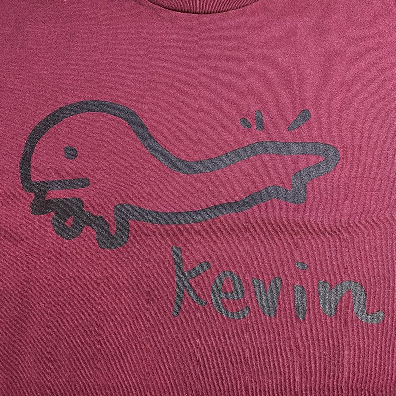 画像2: Kevin Tシャツ (BURGUNDY) (2)