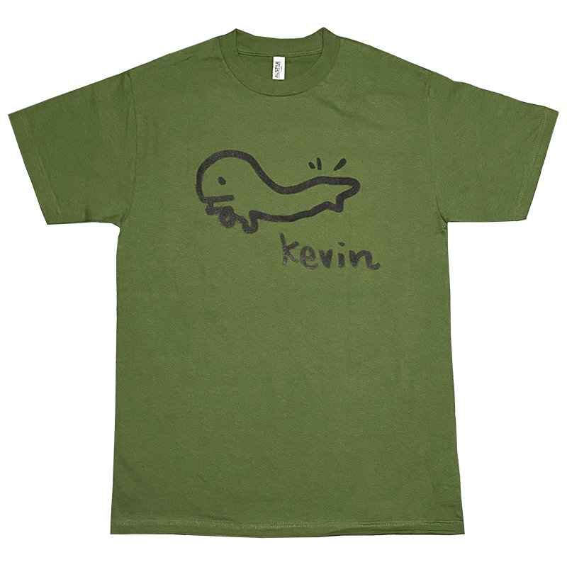 画像1: Kevin Tシャツ (MILITARY GREEN) (1)