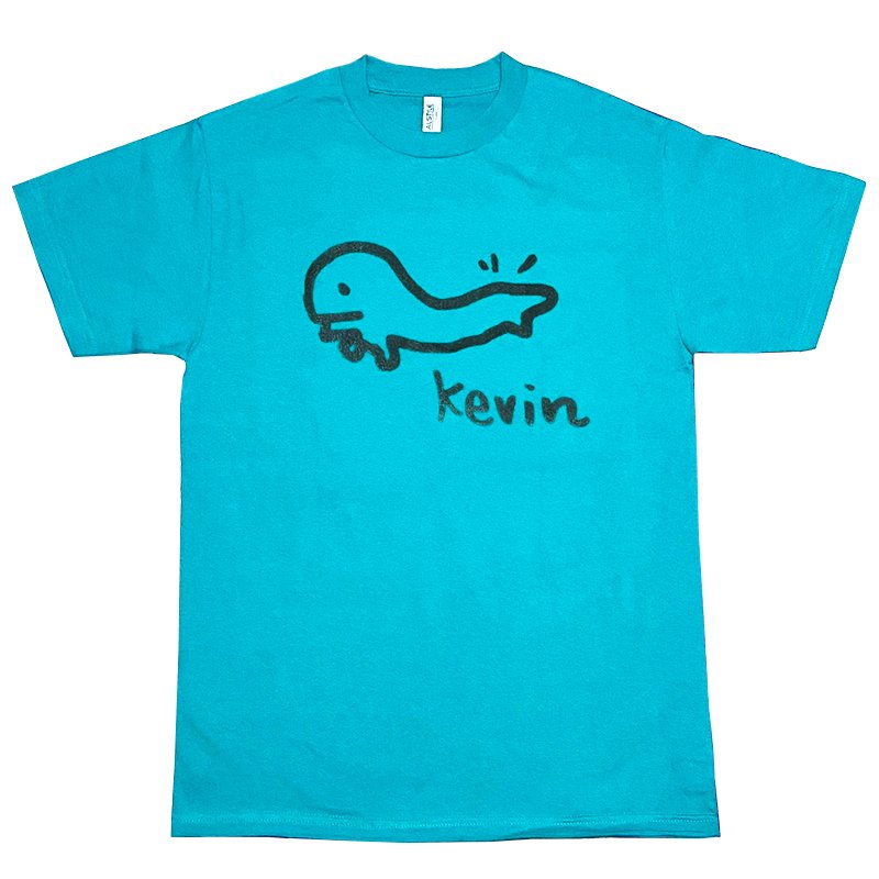 画像1: Kevin Tシャツ (TURQUOISE) (1)