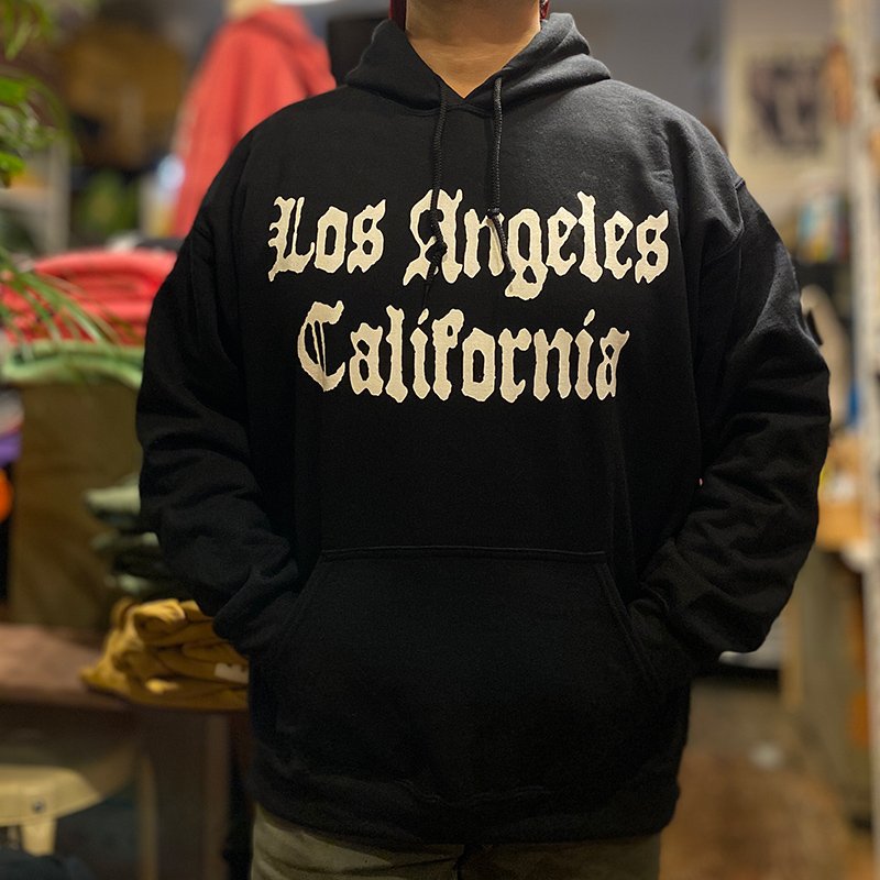 画像3: LOS ANGELES CALIFORNIA HOODIE #1 (BLACK) (3)