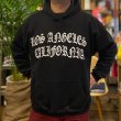 画像2: LOS ANGELES CALIFORNIA HOODIE #2 (BLACK) (2)