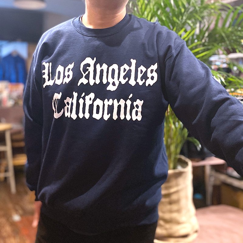 画像4: LOS ANGELES CALIFORNIA CREWNECK (NAVY) (4)