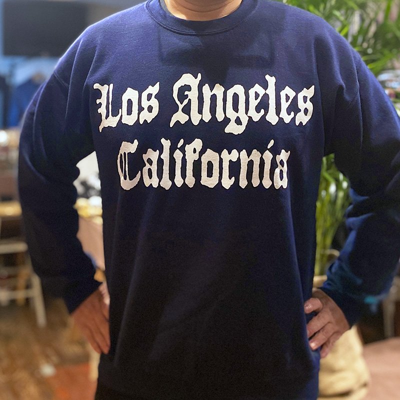 画像3: LOS ANGELES CALIFORNIA CREWNECK (NAVY) (3)