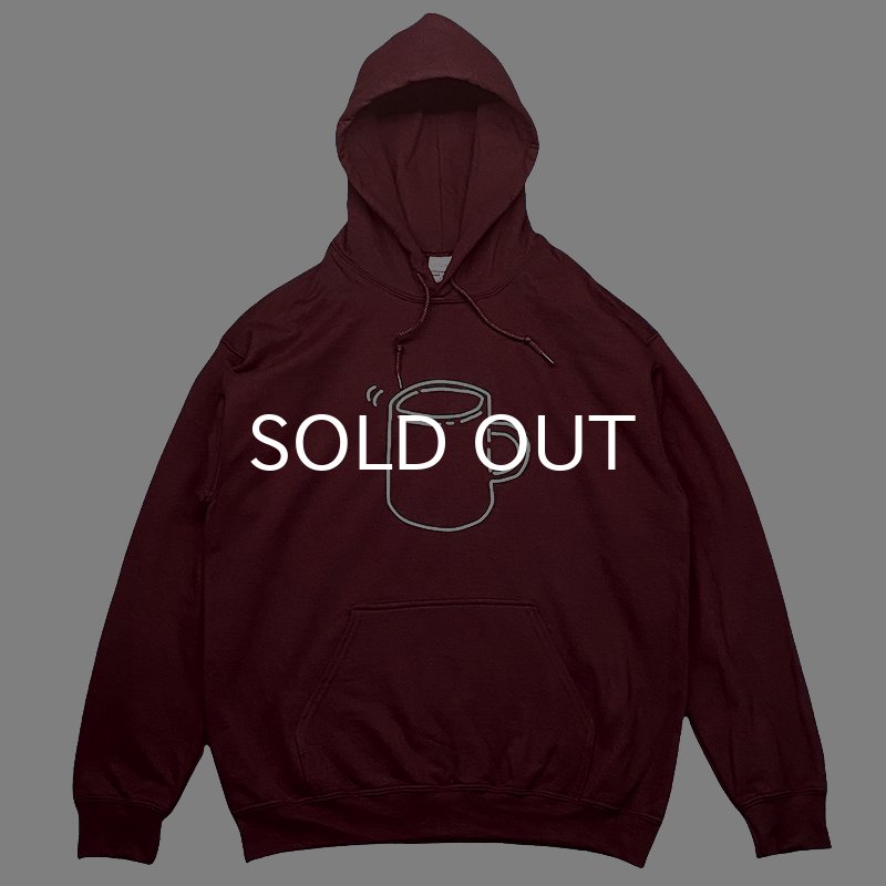 画像1: MUG HOODIE (MAROON) (1)