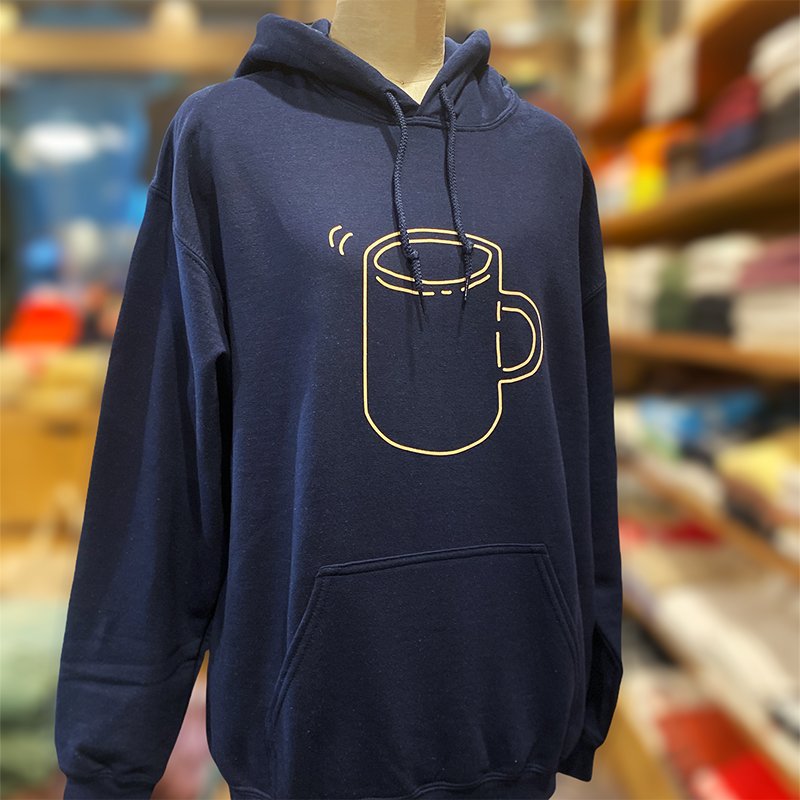 画像2: MUG HOODIE (NAVY) (2)
