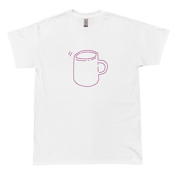 画像1: MUG Tシャツ (WHITE/ROSE VIOLET) (1)