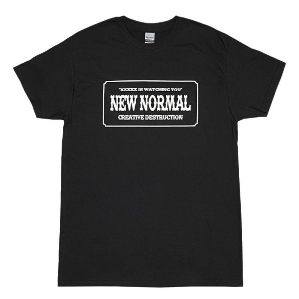 画像1: NEW NORMAL Tシャツ (BLACK) (1)