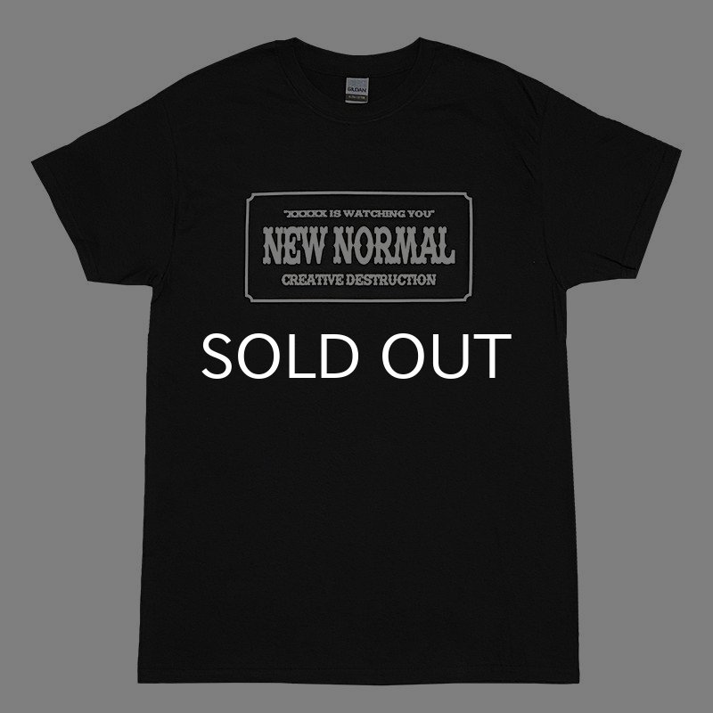 画像1: NEW NORMAL Tシャツ (BLACK) (1)
