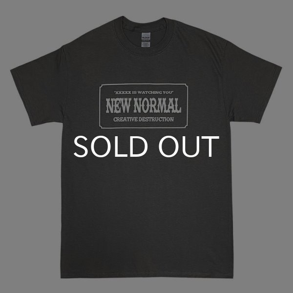 画像1: NEW NORMAL Tシャツ (CHARCOAL) (1)