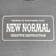 画像2: NEW NORMAL Tシャツ (CHARCOAL) (2)