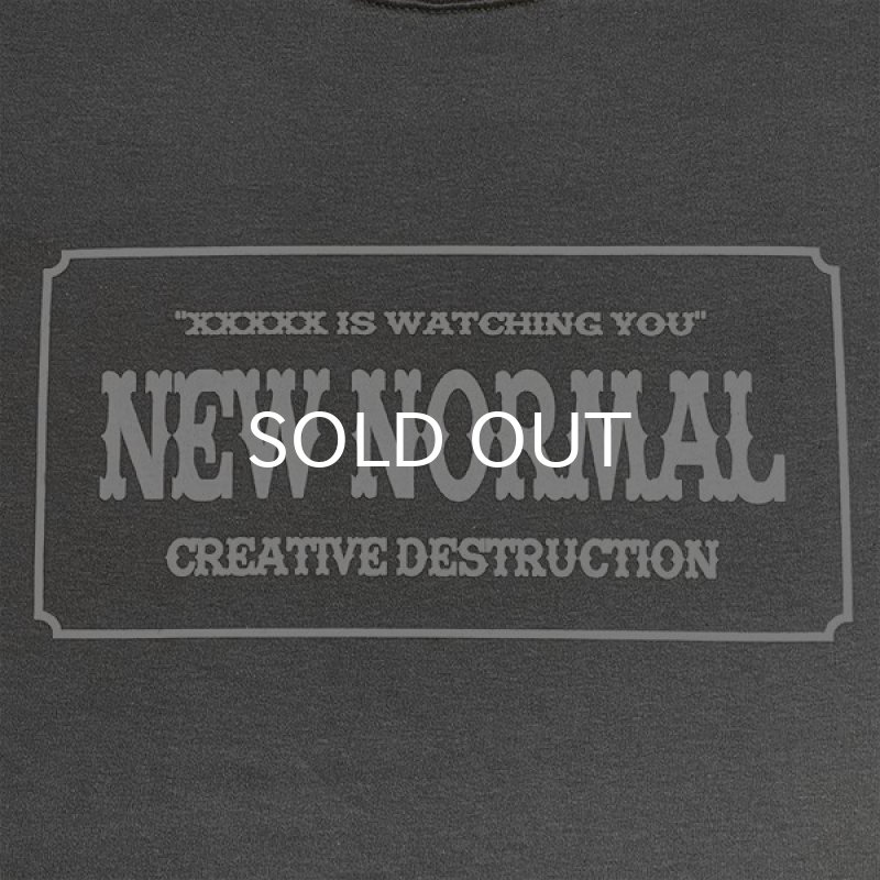 画像2: NEW NORMAL Tシャツ (CHARCOAL) (2)