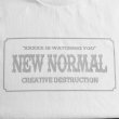 画像2: NEW NORMAL Tシャツ (WHITE/GREY) (2)
