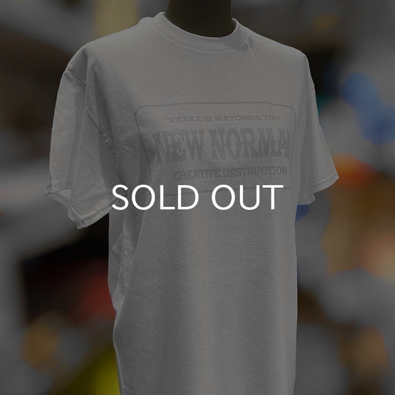 画像5: NEW NORMAL Tシャツ (WHITE/GREY) (5)