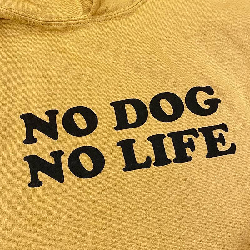 画像2: NO DOG NO LIFE HOODIE (OLD GOLD) (2)