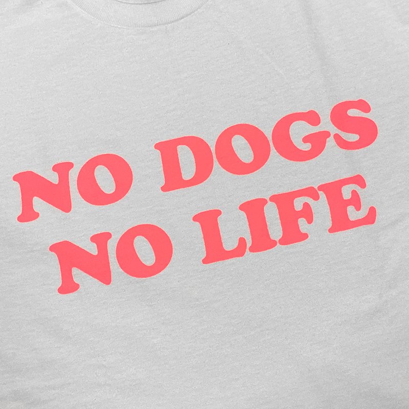 画像2: NO DOGS NO LIFE Tシャツ (WHITE/NEON PINK) (2)