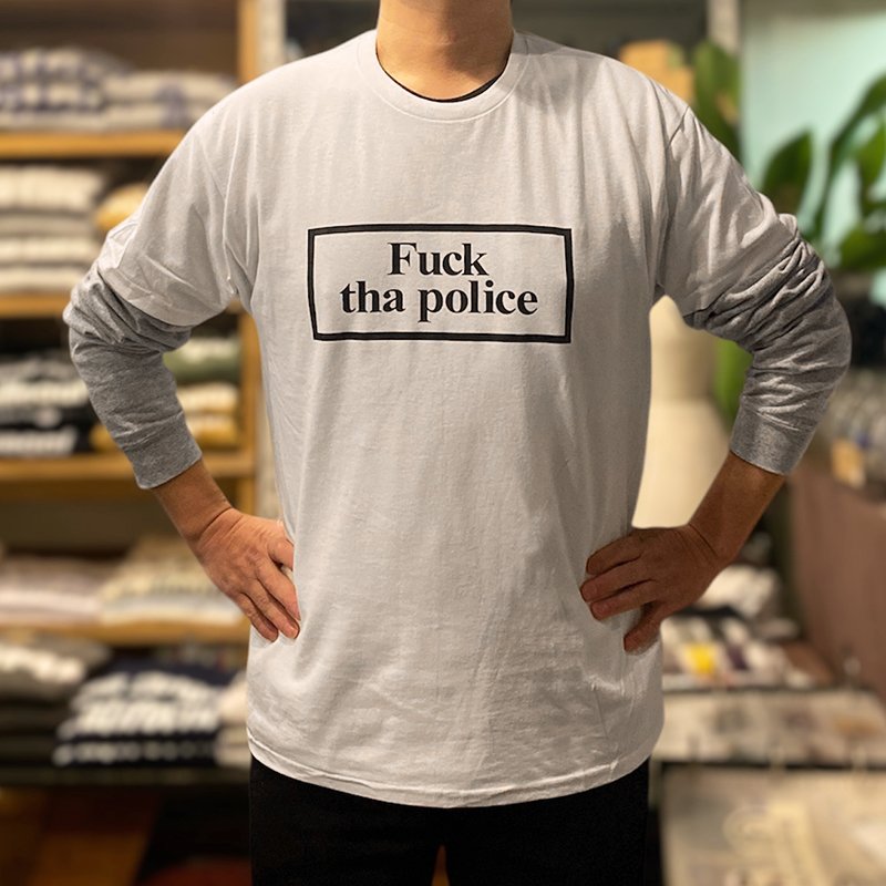 画像3: FUCK THA POLICE Tシャツ (WHITE) (3)