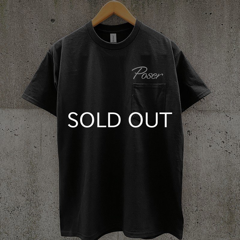 画像5: POSER POCKET Tシャツ (BLACK) (5)