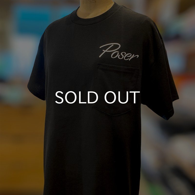 画像4: POSER POCKET Tシャツ (BLACK) (4)