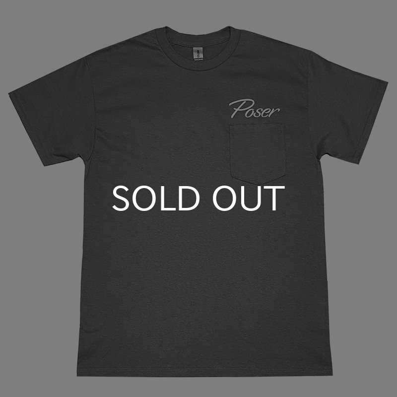 画像1: POSER POCKET Tシャツ (CHARCOAL) (1)