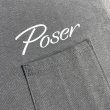 画像2: POSER POCKET Tシャツ (CHARCOAL) (2)