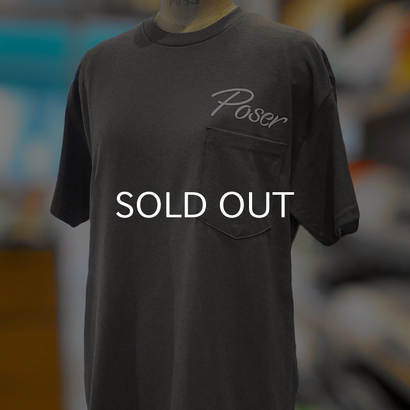画像4: POSER POCKET Tシャツ (CHARCOAL) (4)