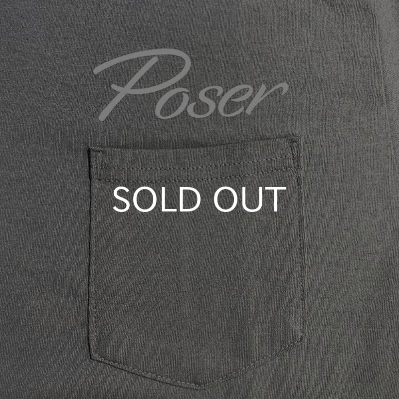 画像3: POSER POCKET Tシャツ (CHARCOAL) (3)