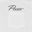 画像3: POSER POCKET Tシャツ (WHITE/BLACK) (3)