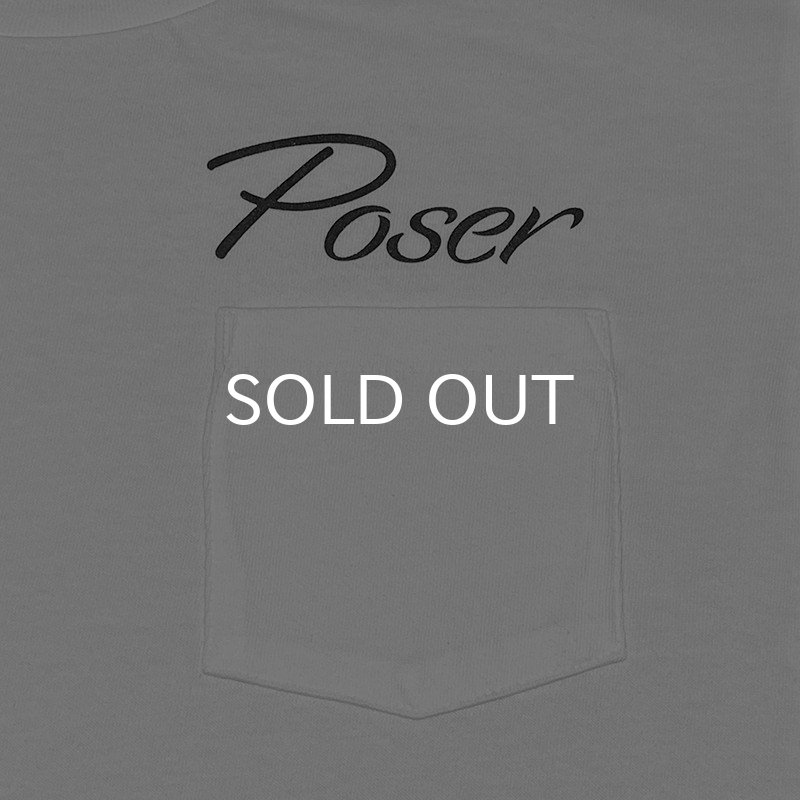 画像3: POSER POCKET Tシャツ (WHITE/BLACK) (3)
