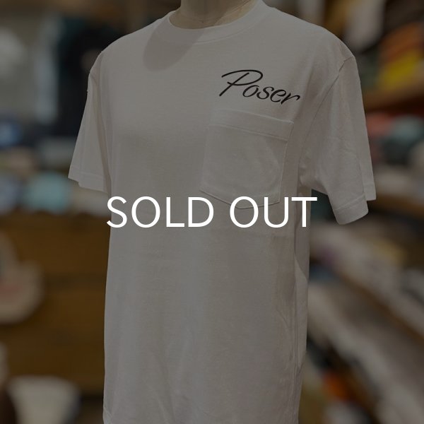 画像4: POSER POCKET Tシャツ (WHITE/BLACK) (4)
