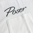 画像2: POSER POCKET Tシャツ (WHITE/BLACK) (2)