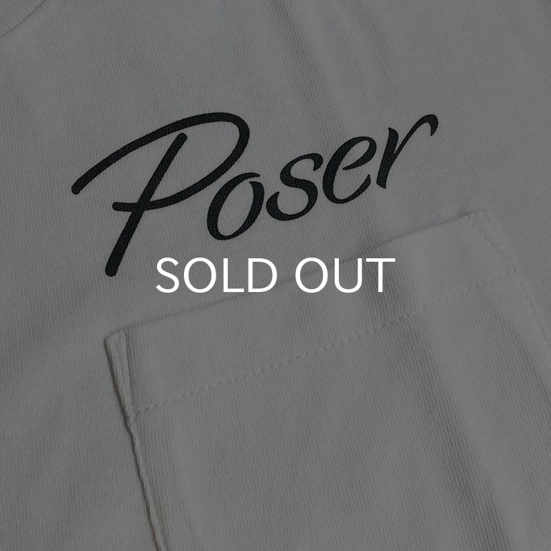 画像2: POSER POCKET Tシャツ (WHITE/BLACK) (2)