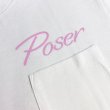 画像2: POSER POCKET Tシャツ (WHITE/PINK) (2)