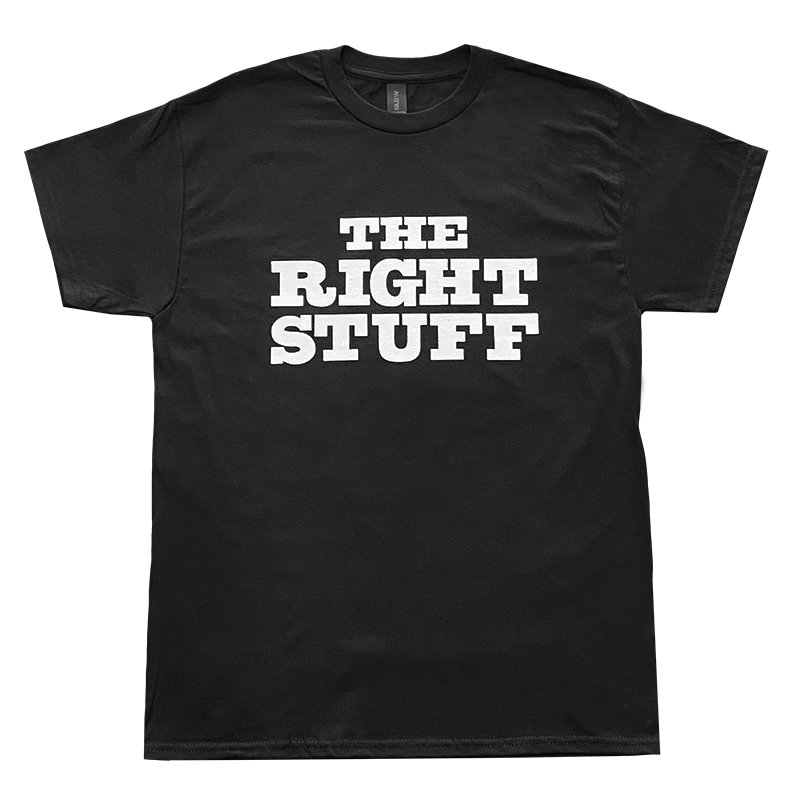 画像1: THE RIGHT STUFF Tシャツ (BLACK) (1)