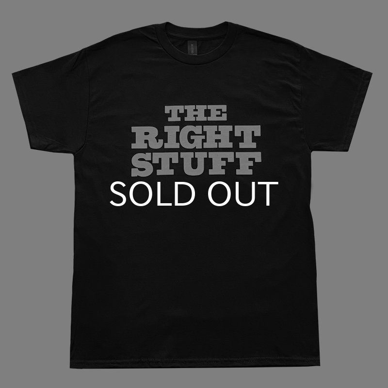 画像1: THE RIGHT STUFF Tシャツ (BLACK) (1)