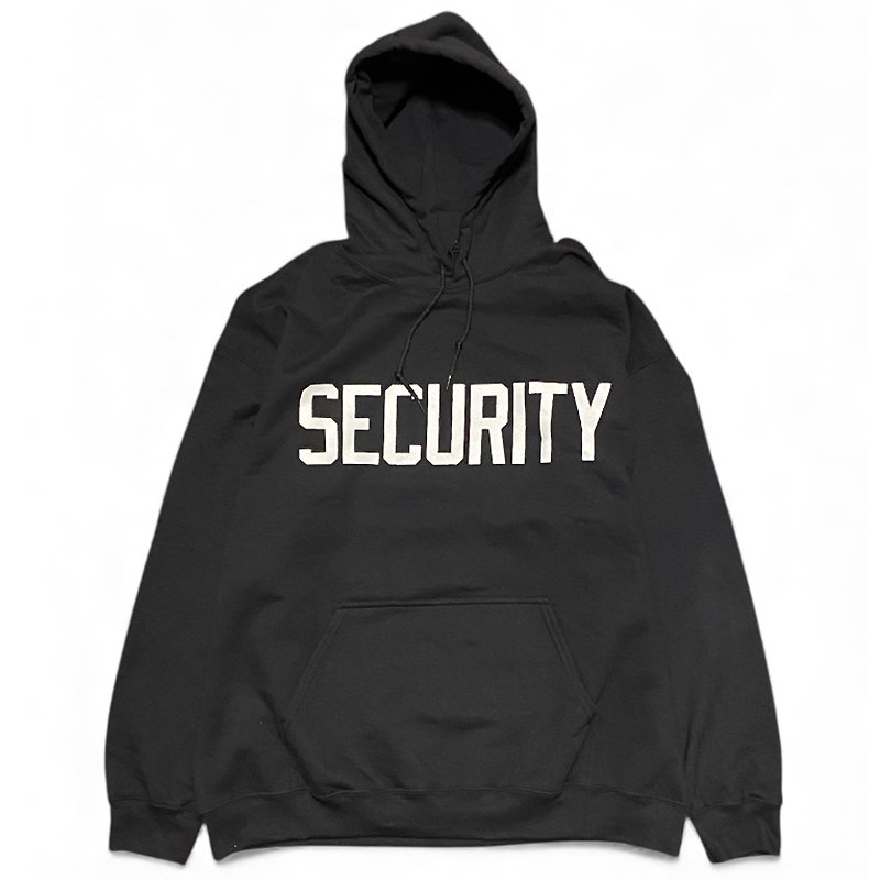 画像1: SECURITY HOODIE (BLACK) (1)