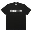 画像1: SHOTS!!! Tシャツ (BLACK) (1)