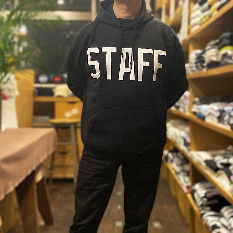画像3: STAFF HOODIE (BLACK) (3)