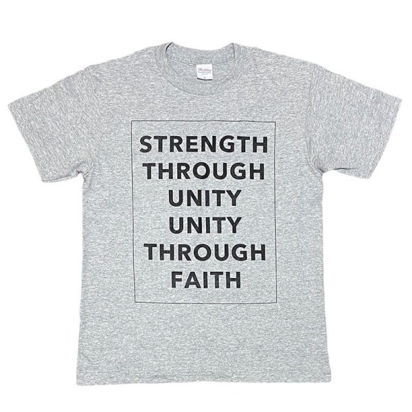 画像1: STRENGTH THROUGH UNITY Tシャツ (GREY)【メンバー割有】 (1)
