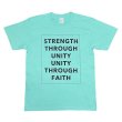 画像1: STRENGTH THROUGH UNITY Tシャツ (ICE GREEN) (1)