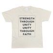 画像1: STRENGTH THROUGH UNITY Tシャツ (LIGHT BEIGE) (1)