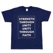 画像1: STRENGTH THROUGH UNITY Tシャツ (METRO BLUE) (1)