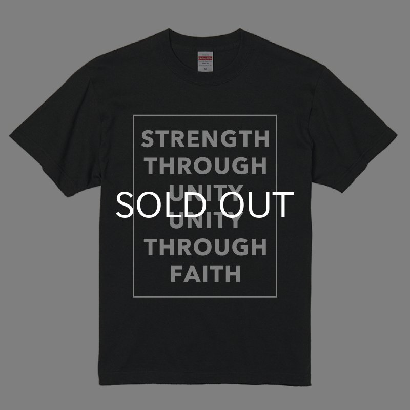 画像5: STRENGTH THROUGH UNITY Tシャツ (SUMI BLACK) (5)