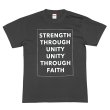 画像1: STRENGTH THROUGH UNITY Tシャツ (SUMI BLACK) (1)