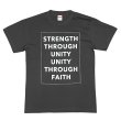 画像1: STRENGTH THROUGH UNITY Tシャツ (SUMI BLACK)【メンバー割有】 (1)