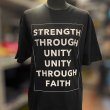 画像4: STRENGTH THROUGH UNITY Tシャツ (SUMI BLACK)【メンバー割有】 (4)