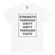 画像1: STRENGTH THROUGH UNITY Tシャツ (WHITE) (1)